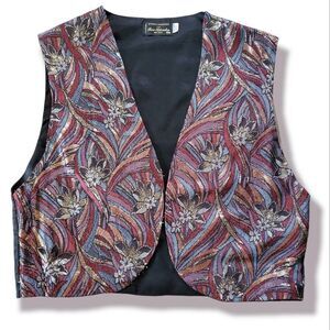 Metallic multicolor vest  